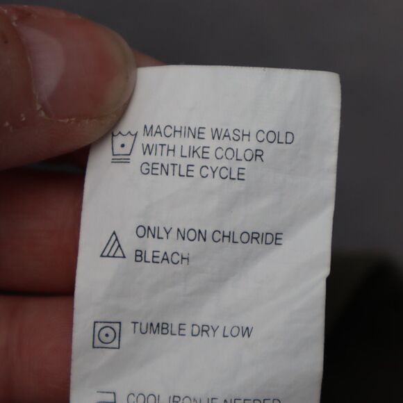 Zero Restriction Shirt Mens L Green Short Sleeve Chest Button Collared Top - Picture 8 of 16